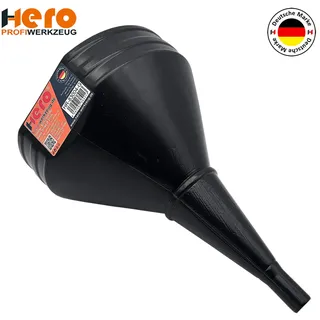 HERO Trichter XXL Einfülltrichter Öltrichter groß 21cm mit Sieb Öltrichter KFZ