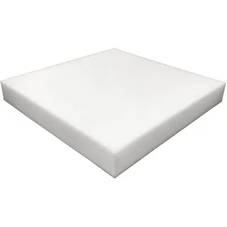 Foamma Polsterschaum, hochdichter Schaumstoff (Stuhlkissen, quadratischer Schaumstoff für Esszimmerstühle, Rollstuhl-Sitzkissen, Ersatz) 4" x 22" x22" weiß