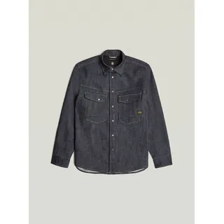G-Star Dakota Regular Fit Langarmhemd Blau XL
