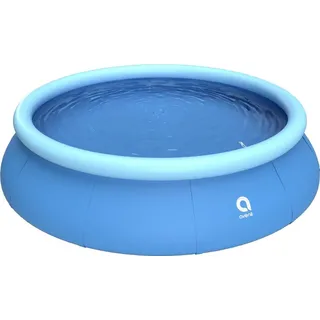 Avenli Quick-Up Pool Prompt Set Pool Ø 366 x 91 cm (Aufstellpool mit aufblasbarem Ring, Gartenpool ohne Pumpe), Swimmingpool auch als Ersatzpool geeignet blau