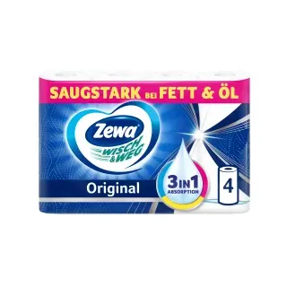 Zewa Küchenrolle Wisch & Weg Original 2-lagig 4 St.