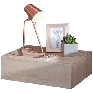 KADIMA DESIGN Nachtschrank ZADAR 46 x 15 x 30 cm Beige