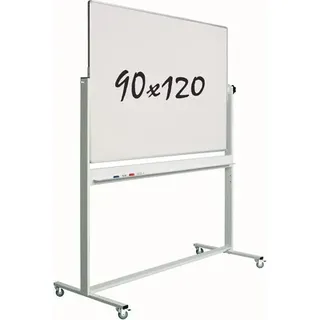 Whiteboard "eco" S - Mobil - 90 X 120 Cm - Fahrbar, Magnetisch & Hohe Qualität