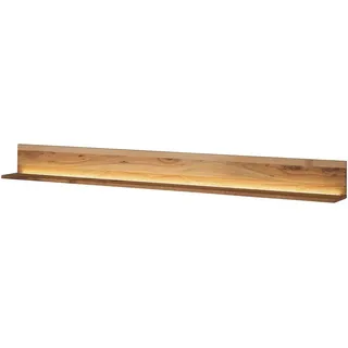 MASSIVMOEBEL24.DE Wandregal 202 x 17 x 19 cm Beige
