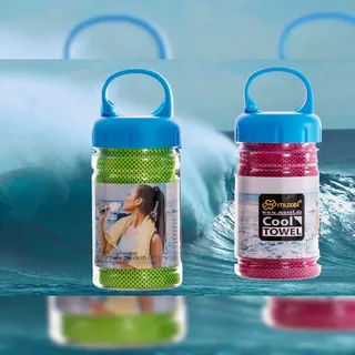 Muxel 2 Cool Down Towel Handtuch 30 x 100 cm blau