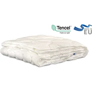 Beco Naturfaserbettdecke BeCo Tencel "NEUHEIT", 135x200 & 155x200 cm, Füllung: 100% Lyocell, Bezug: 55% Tencel 45% Baumwolle, Natürliche Materialien / Hergestellt in der EU 155 cm x 220 cm