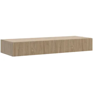 Selsey Schminktisch Makeup Tisch Frisiertisch Kosmetiktisch 110 cm Mit 2 Schubladen, Hängend Eiche Geölt Nolie
