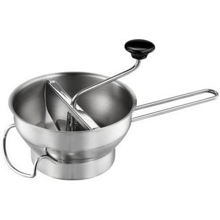 Gefu Passiergerät Flotte Lotte, Edelstahl, Metall, 21.8x18.5 cm, rostfrei, Rührwerk abnehmbar, Einsatz auswechselbar, Kochen, Küchenhelfer, Sonstige Küchenhelfer