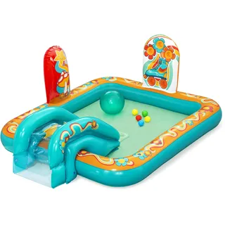 BESTWAY Wasserspielcenter Retro-Welt Wasserrutsche 193 x 152 x 74 cm (53164)