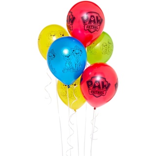 6Pk 11In Paw Patrol Latex Balloons