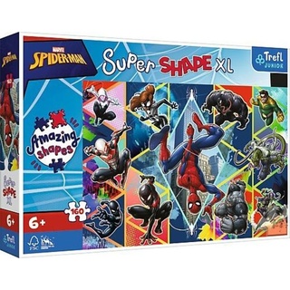 Junior Super Shape XL Puzzle 160 Teile - Marvel Spiderman