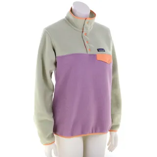 Patagonia Fleecepullover Sweatshirt Beige/Rosa M