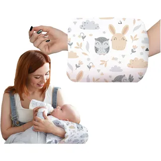 Amilian kleines Stillkissen klein Baby - Stillmuff - mini Stillkissen für unterwegs - Nursing Pillow - Breastfeeding Pillow - Reise Stillissen - Armkissen - Armrolle