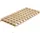 metallfreier naturreiner Zirbenholz-Rost 90x200 mit Tellersystem 98-09