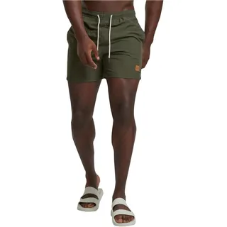 URBAN CLASSICS Block Swim Shorts Olive 3XL