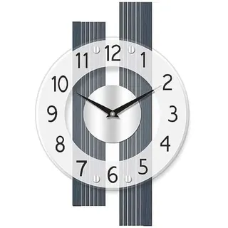 AMS Funkwanduhr F5876 28,0 grau