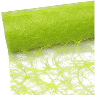 Deko AS Dekoobjekt Sizoweb Tischläufer - maigrün - 20 cm - 25 Meter auf der Rolle - 64 0