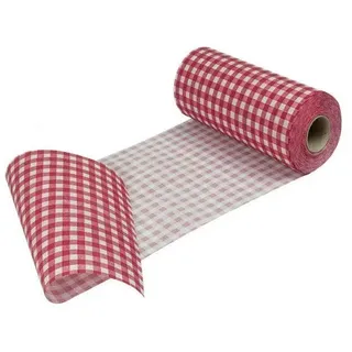 Sensalux Tischläufer Sensalux Tischläufer, stoffähnliches Vlies, Farbe + Breite wählbar rot 50 cm x 2500 cm x 0 mm
