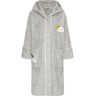 Smithy Kinderbademantel Wolke grau 86/92