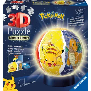 Ravensburger Nachtlicht Pokémon 72 Teile 3D