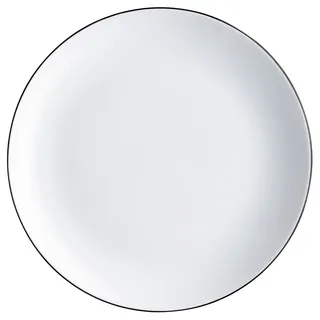 Arzberg Frühstücksteller 20 cm schwarz/weiß