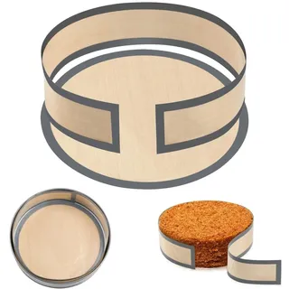 Silikon-Backmatte für Springform, 22,9 cm, verhindert, dass Kuchen an Boden und Seite haftet, leicht zu reinigende Silikonmatte für Käsekuchenform