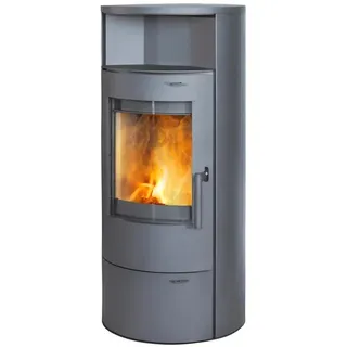 THERMIA Kaminofen »München V3«, grau, Stahl, 7 kW, Dauerbrand geeignet