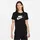 Damen-T-Shirt Black/White S