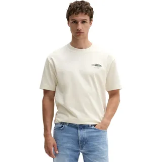 Marc O'Polo T-Shirt mit Seafood-Rückenprint weiß L