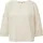 Streifenbluse mit Raffung und Schleife Beige 48