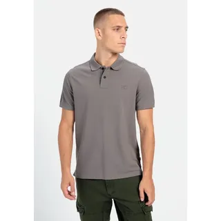 camel active Poloshirt aus reiner Baumwolle Shirts_Poloshirt grau 4XL