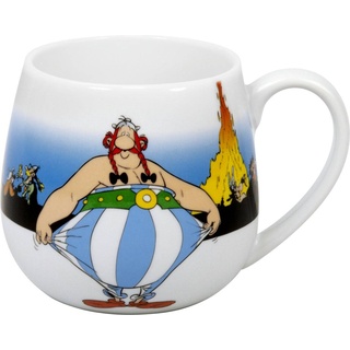 6er Set KÖNITZ Kaffeebecher Asterix 420 ml Porzellan Bunt