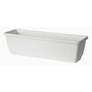 Blumenkasten 50 cm in weiß Blumenkübel Blumentopf Blumenkästen Euro3Plast Inis