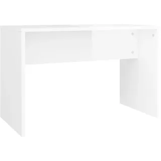 vidaXL Schminkhocker Hochglanz-Weiß 70 x 35 x 45 cm Weiß