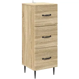 vidaXL Schubladenschrank 33 x 89,5 x 34,5 cm Braun