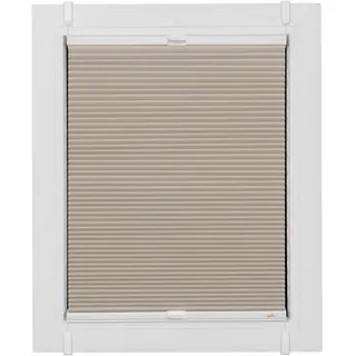 SUNLINES Plissee 120 x 125 cm beige/silberfarben