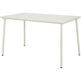 Butlers Tisch, Beige, Metall, Rechteckig, 130x74x80 cm, Wohnzimmer, Wohnzimmertische, Beistelltische