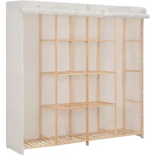 vidaXL Kleiderschrank Giraud 173 x 170 x 40 cm Weiß
