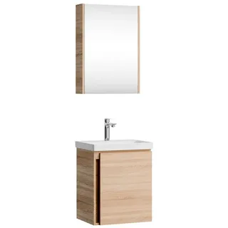 Planetmöbel Badmöbel-Set 2-tlg. Beige