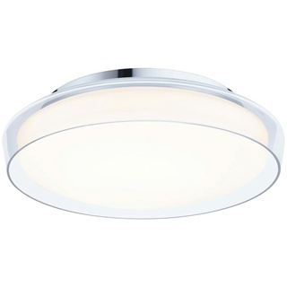 Paulmann Selection Bathroom LED Deckenleuchte Luena IP44  3000K 860lm 230V 16,5W  Glas#Chrom 71075
