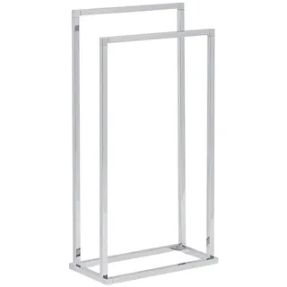 Beliani Recreo Handtuchständer Silber