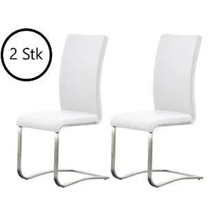 MCA Furniture Arco 2 St. Kunstleder weiß