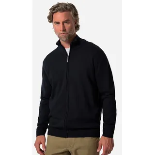 Boston Park Poloshirt Strickjacke Langarm Stehkragen blau 80