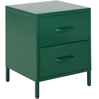 Beliani Nachtschrank Malavi 43 x 55 x 43 cm Grün