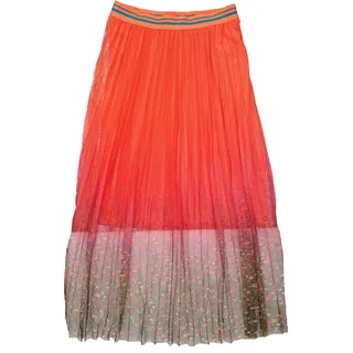 Marc Cain Damen Rock mit Plisseefalten Tomato (as3, Numeric, Numeric_36, Regular, Regular) - 36