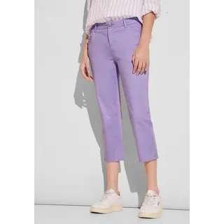 STREET ONE 3/4 Hose mit Zipper - Lila