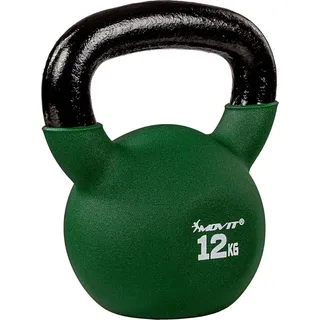 MOVIT Kettlebell PRO Kugelhantel Gusseisen 12 kg grün