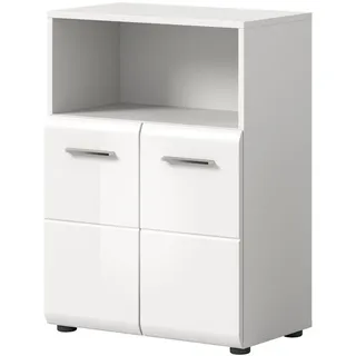 inn.furn Badkommode 60 x 80 cm Weiß Hochglanz