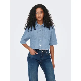 Only Jeansbluse blau L