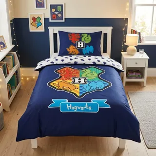 Aymax Harry Potter Baumwolle Hogwarts 140 x 200 cm + 65 x 65 cm